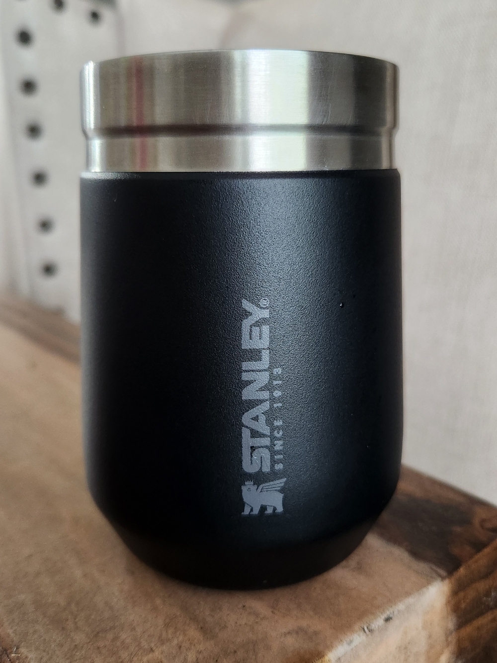 Stanley Black and Silver WINE  Vacuum Tumbler